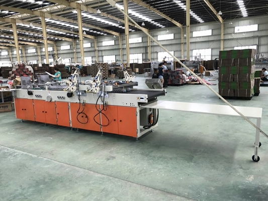 বৈদ্যুতিক শক্ত কাগজ বক্স gluing মেশিন 50Hz সহজ রক্ষণাবেক্ষণ