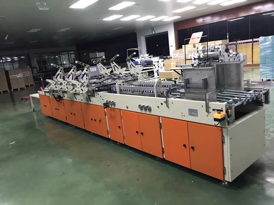 250mm×250mm শক্ত কাগজের বক্স গ্লুইং মেশিন 18KW 380V AC 3φ 50Hz