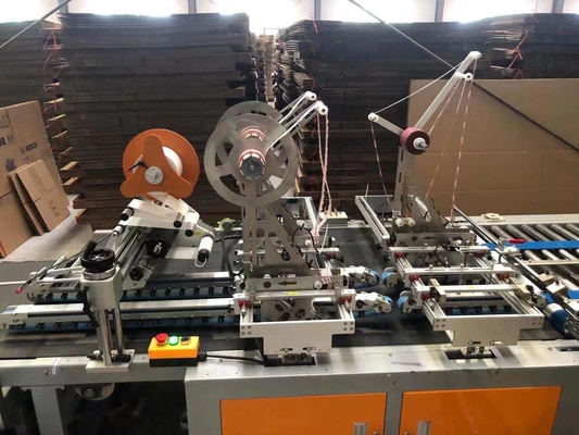 ঢেউতোলা বাক্সের জন্য 250mm × 250mm পেপার বক্স ফোল্ডার গ্লুয়ার মেশিন